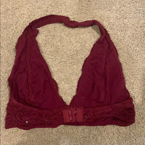 Maroon lace bralette - Picture 2 of 2